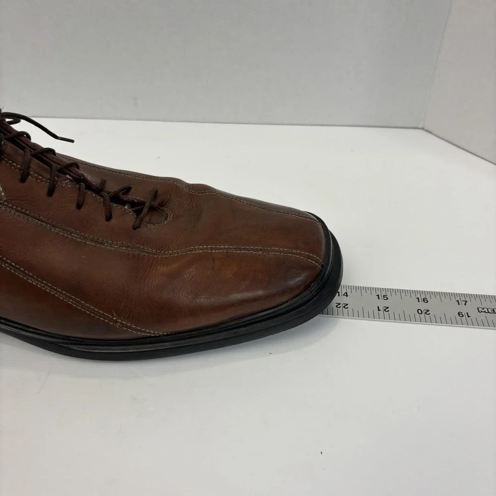 Cole Haan Air Leather Derby Dress Shoes Mens 15 Brown Formal Lace Up Preppy